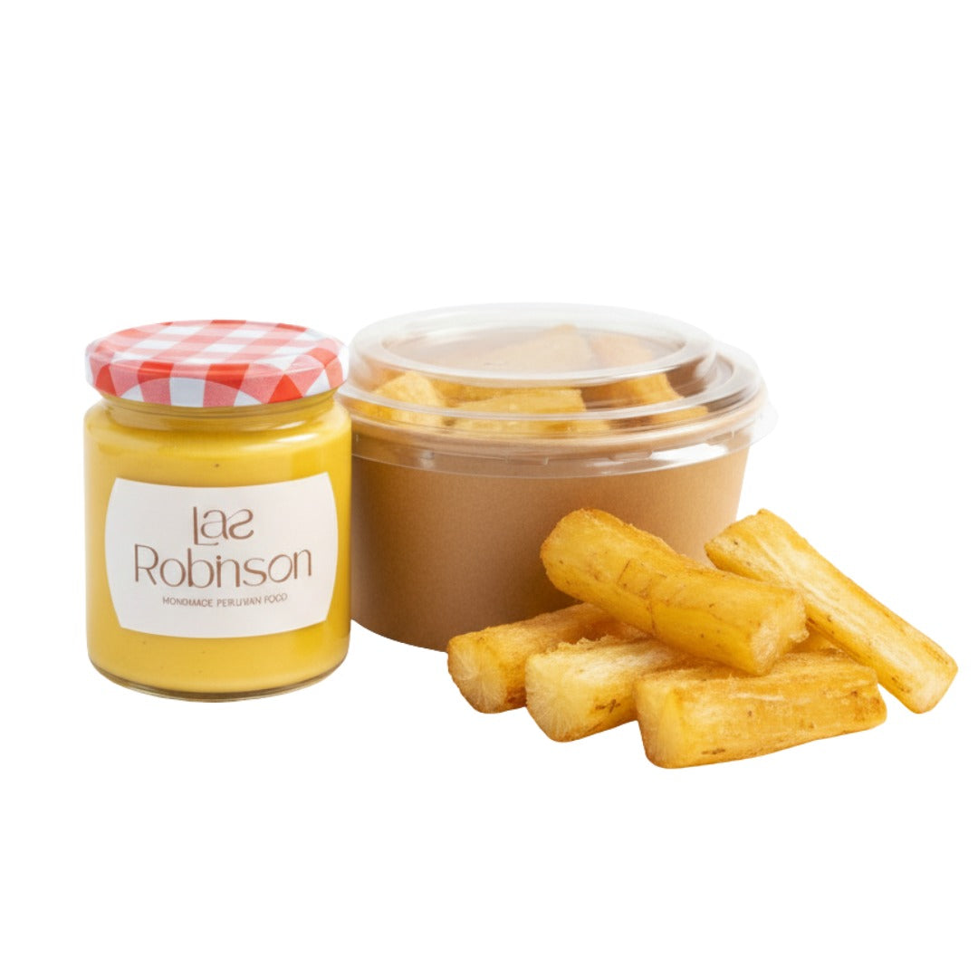 Yuquitas con Huancaína